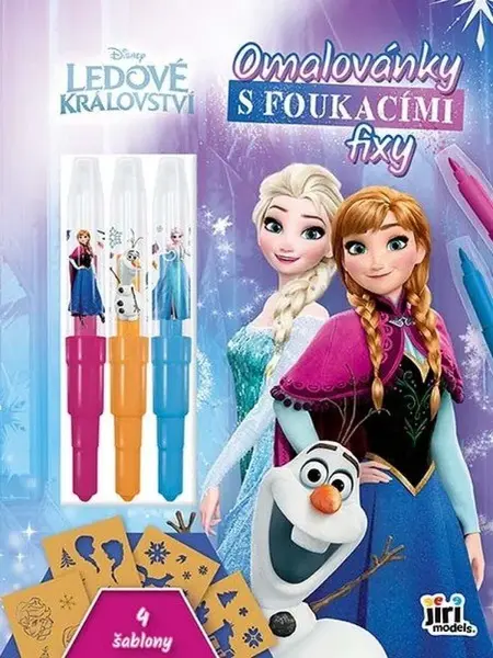 Omalovánky s foukacími fixy Ledové království - Neznámý