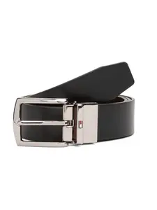 TOMMY HILFIGER Opasky 'Denton'  hnedá / čierna