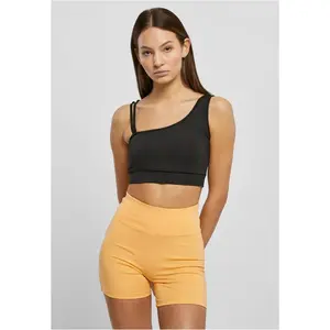 Women's Recycled Asymmetrical Bra Black