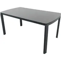 Amatio ZAHRADNÍ STŮL, kov, sklo, 160/90/75 cm