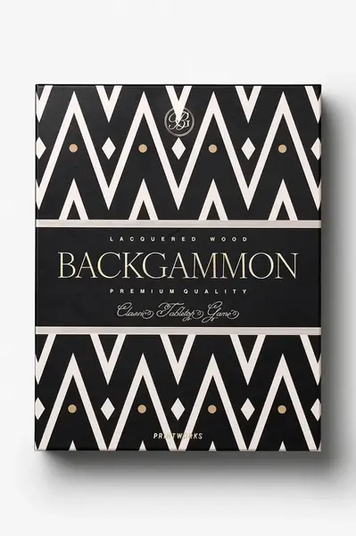 Desková hra Printworks Lacquered Backgammon 24 x 31 cm