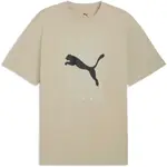 Puma TECH RELAXED GRAPHIC TEE Pánské tričko, béžová, velikost