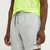Tréninkové šortky Reebok Workout Ready šedá barva, 100062135