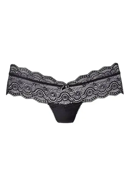 LASCANA Nohavičky  čierna