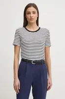 Bavlněné tričko United Colors of Benetton bílá barva, 30YSE16A0