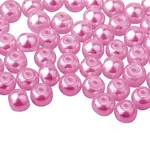 Pearlized Eco-Friendly Dyed Glass Pearl Round Bead