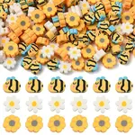 200Pcs 3 Styles Handmade Polymer Clay Beads