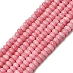 Cracked Opaque Glass Beads Strand
