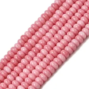 Cracked Opaque Glass Beads Strand