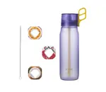 SCENT AIR HYDRATION Láhev Falco 650 ml fialová Sportovní láhev s brčkem