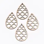 Unfinished Hollow Wood Big Pendants