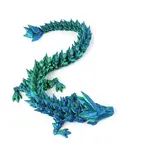 Plastic 3D Printed Dragon Ornaments