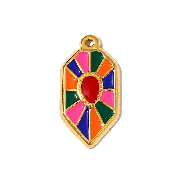 304 Stainless Steel Enamel Pendants