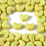 50Pcs UV Plating Opaque Acrylic Beads