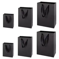 15Pcs 3 Sizes Rectangle Paper Gift Storage Tote Bags with Handle