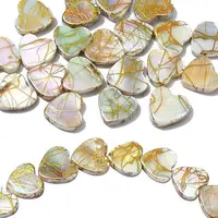 20Pcs Drawbench Style Natural Freshwater Shell Beads