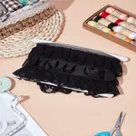 1M 3-Layer Pleated Chiffon Flower Lace Trim