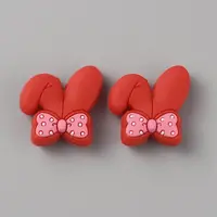 Rabbit with Bowknot Food Grade Eco-Friendly Silicone Beads
