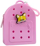 Gifty - Silikonová peněženka růžová +1 pin zdarma