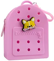 Gifty - Silikonová peněženka růžová +1 pin zdarma