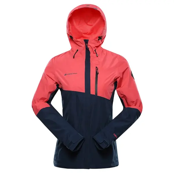 Dámská nepromokavá bunda s ptx membránou alpine pro norema 3 červená m