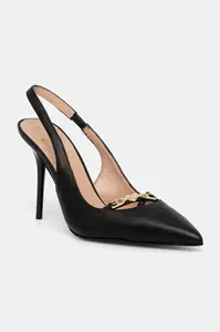 Kožené lodičky Love Moschino