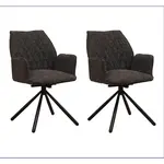 MID.YOU SADA ŽIDLÍ S PODRUČKAMI 2 kusy