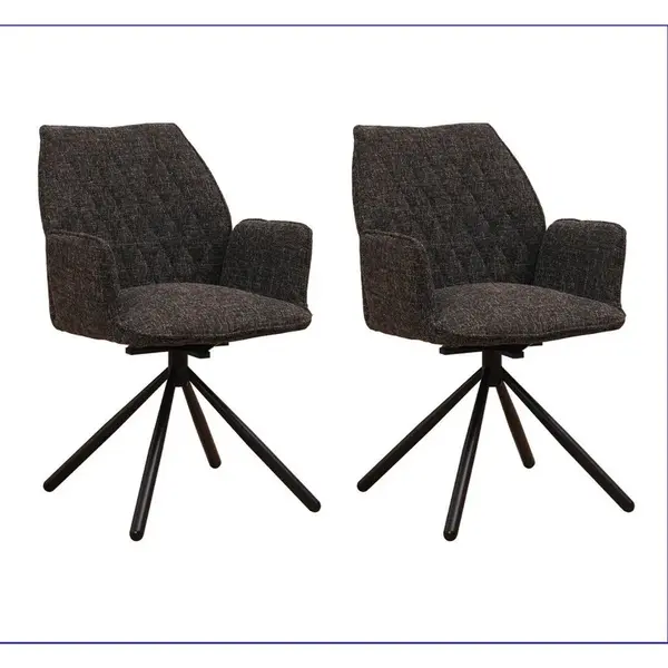 MID.YOU SADA ŽIDLÍ S PODRUČKAMI 2 kusy