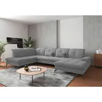 Sit & More SEDACÍ SOUPRAVA, textil, šedá