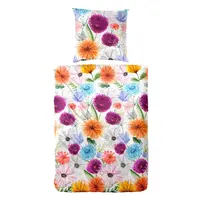 POVLEČENÍ, makosatén, modrá, bobulová, lilková, tmavě žlutá, meruňková, 135/200 cm