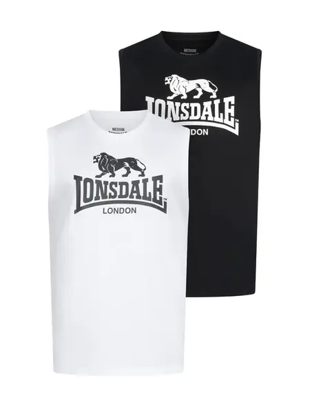Lonsdale Men's sleeveless t-shirt regular fit double pack