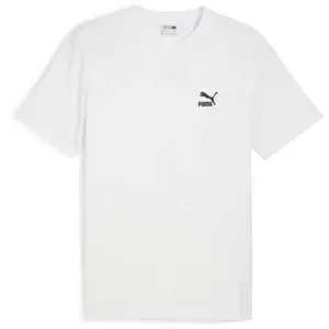 Puma CLASSICS SMALL LOGO TEE Pánské triko, bílá, velikost XXXL