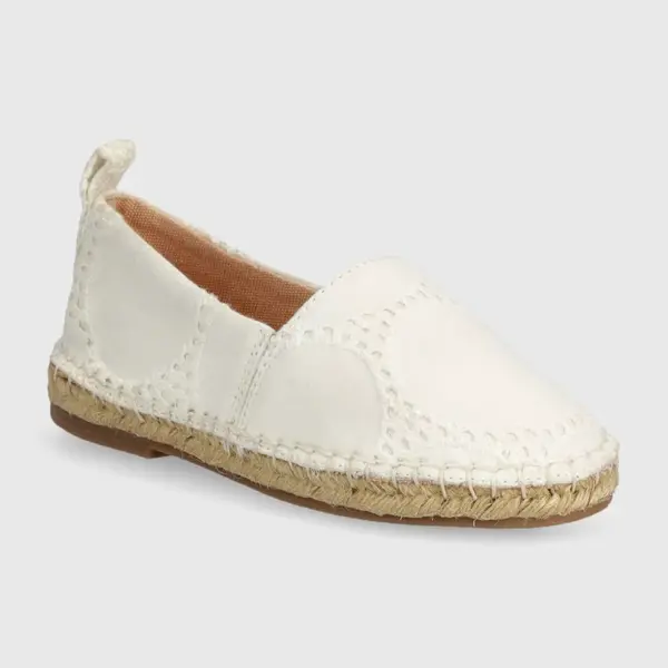 Dětské espadrilky zippy bílá barva