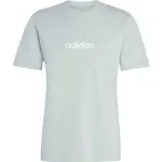 adidas LINEAR SJ TEE M Pánské triko, světle zelená, velikost