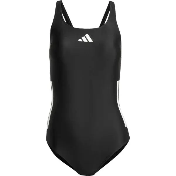 adidas 3 STRIPES BLD SWIMSUIT Dámské jednodílné plavky, černá, velikost