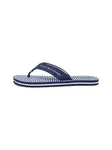 TOMMY HILFIGER Žabky 'ITHACA'  tmavomodrá / biela