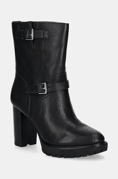 Kožené kotníkové boty Lauren Ralph Lauren Lyvia