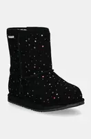Dětské semišové sněhule Emu Australia Sparkle Brumby černá barva, K13100