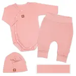 Baby Nellys Rostoucí 3dílná sada pro miminko Nature - korálová