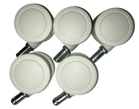 MERCURY Kolečko bílé, pogumované, průměr 50 mm, čep 11 mm