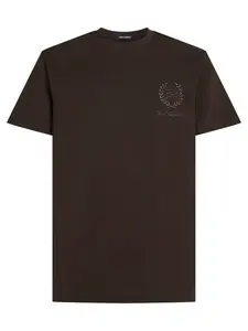 Karl Lagerfeld Tričko  tmavohnedá