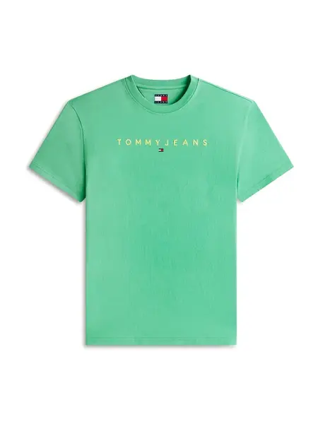 Tommy Jeans Tričko  žltá / zelená