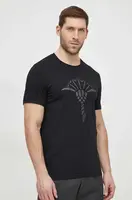 Bavlněné tričko Joop! Alerio černá barva, s potiskem, 30042432 10017941