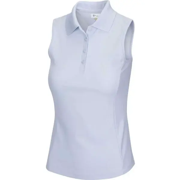 GREGNORMAN PROTEK SLEEVELESS POLO W Dámské golfové polo triko, světle modrá, velikost