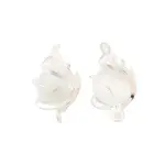 Brass Wrapped Cat Eye Glass Connector Charms
