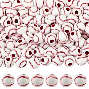 150Pcs Opaque Acrylic Round Beads