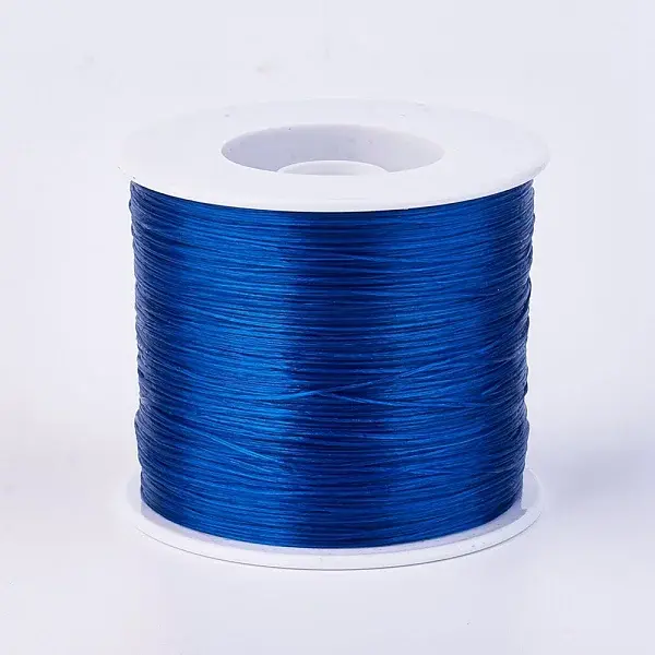 Flat Elastic Crystal String