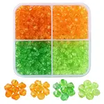 1200Pcs 4 Colors Transparent Acrylic Beads