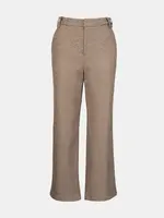 Světle hnědé dámské široké kalhoty ORSAY
