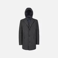 Grey Men's Coat Geox Claudio - Men's